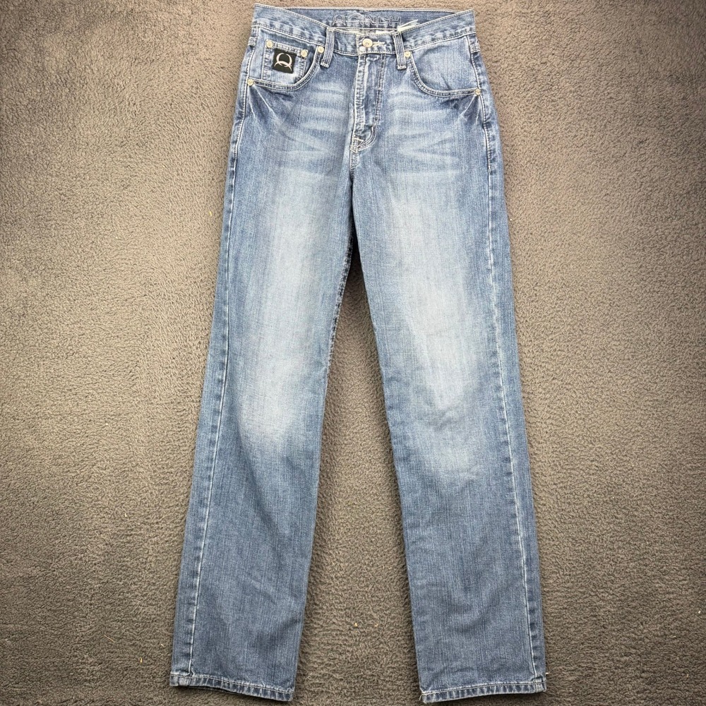 Cinch Black Label 2.0 Mens Blue Straight Leg Denim Jeans MB90633006 29x34